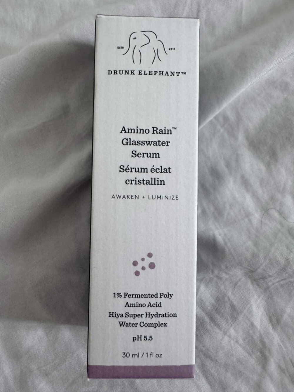 Drunk Elephant Amino Rain Glasswater Serum 30mL